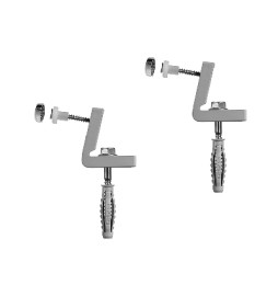 2 PZ ELEM. DI FISSAGGIO FISCHER IN NYLON PER WC E BIDET LAT. WB5 -