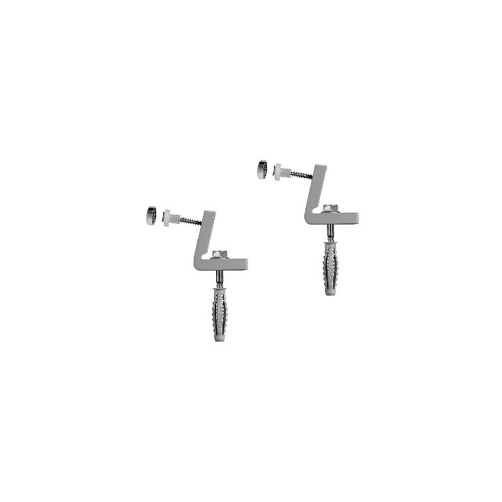 2 PZ ELEM. DI FISSAGGIO FISCHER IN NYLON PER WC E BIDET LAT. WB5 -