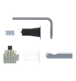 FISSAGGIO NASCOSTO PER WC BIDET SOSPESI CON ACCESSO LATERALE O SOPRA -