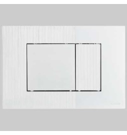 PLACCA DI COMANDO METIS DOPPIO TASTO - CROMATA