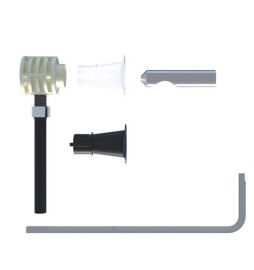 FISSAGGIO NASCOSTO PER WC BIDET SOSPESI CON ACCESSO DA SOTTO -