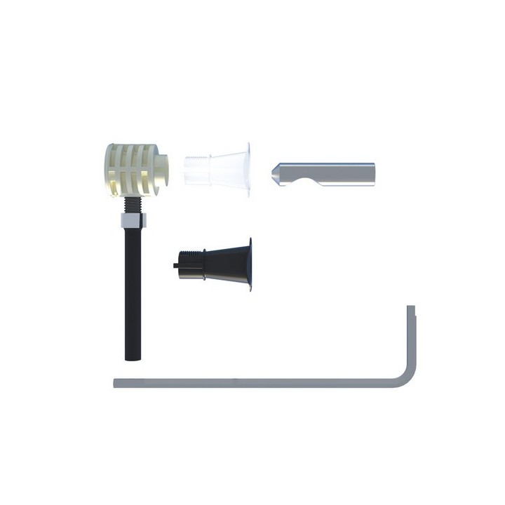 FISSAGGIO NASCOSTO PER WC BIDET SOSPESI CON ACCESSO DA SOTTO -