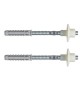 2 PZ ELEMENTI DI FISSAGGIO FISCHER PER LAVABI SEMI-INCASSO WD Tass 14 Viti M10x180
