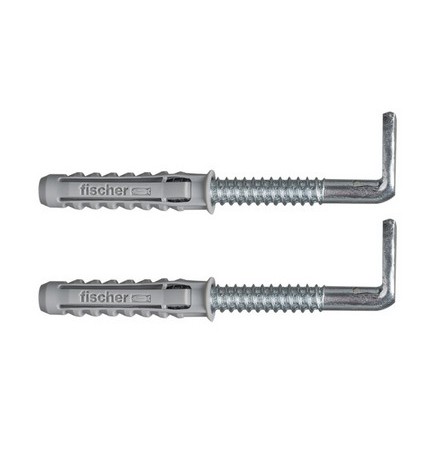 2 PZ ELEMENTI DI FISSAGGIO FISCHER PER SCALDABAGNO WDS 12