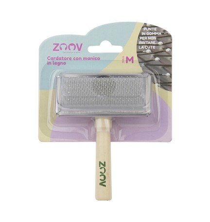 ZOOV CARDATORE C/MANICO LEGNO 9X4,5 CM