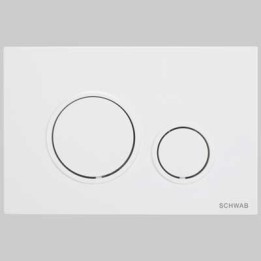 PLACCA DI COMANDO VELA DOPPIO TASTO - CROMATA