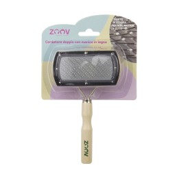 ZOOV CARDATORE C/MANICO LEGNO 18X10 CM