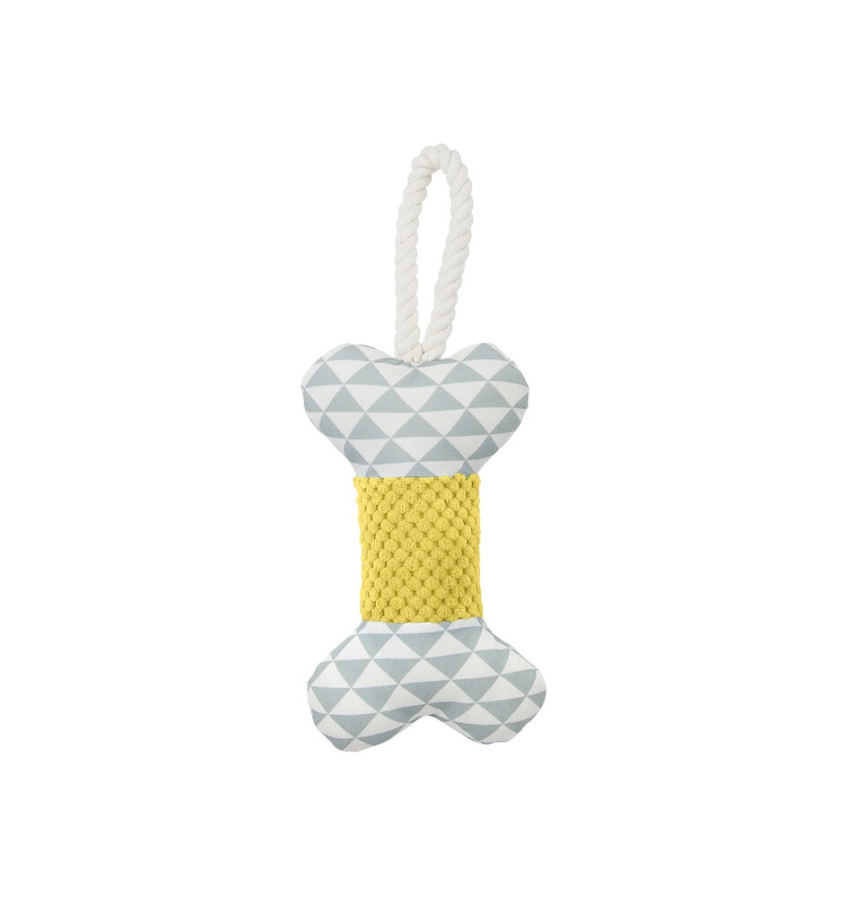 ZOOV GIOCO P/CANE MOD.OSSO GIALLO