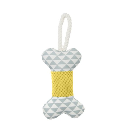 ZOOV GIOCO P/CANE MOD.OSSO GIALLO