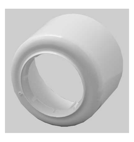 ROSONE BIANCO PER TUBO DI CACCIATA - -