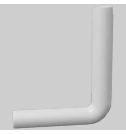 TUBO DI CACCIATA PER CASSETTA COMPACT - Ø 44 - 32.5x22