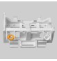 SUPPORTO PER TASTI DI SCARICO CASSETTA INCASSO - -