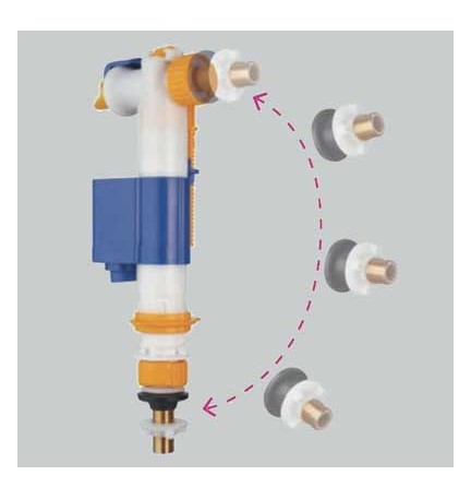 RUBINETTO A GALLEGGIANTE REVERSIBILE - 3/8