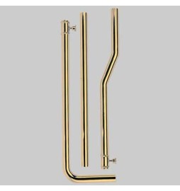 TUBO ESTERNO IN OTTONE PER CASSETTA ALTA FINITURA BRONZATO - Cm 180 Dm 30