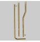 TUBO ESTERNO IN OTTONE PER CASSETTA ALTA FINITURA BRONZATO - Cm 180 Dm 30
