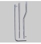 TUBO ESTERNO IN OTTONE PER CASSETTA ALTA FINITURA CROMATO - cm 180 x Ø 30