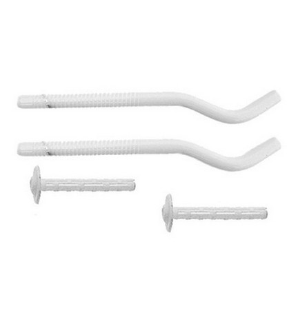 2 PZ MENSOLE PER RADIATORI IN GHISA BIANCA Diam. 16 x 230