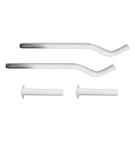 2 PZ MENSOLE PER RADIATORI IN ALLUMINIO Diam.12 x 170