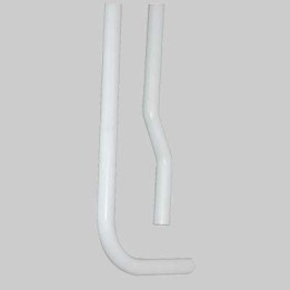 TUBO ESTERNO BIANCO PER CASSETTA ALTA IN PVC - Cm 190 x Ø 32
