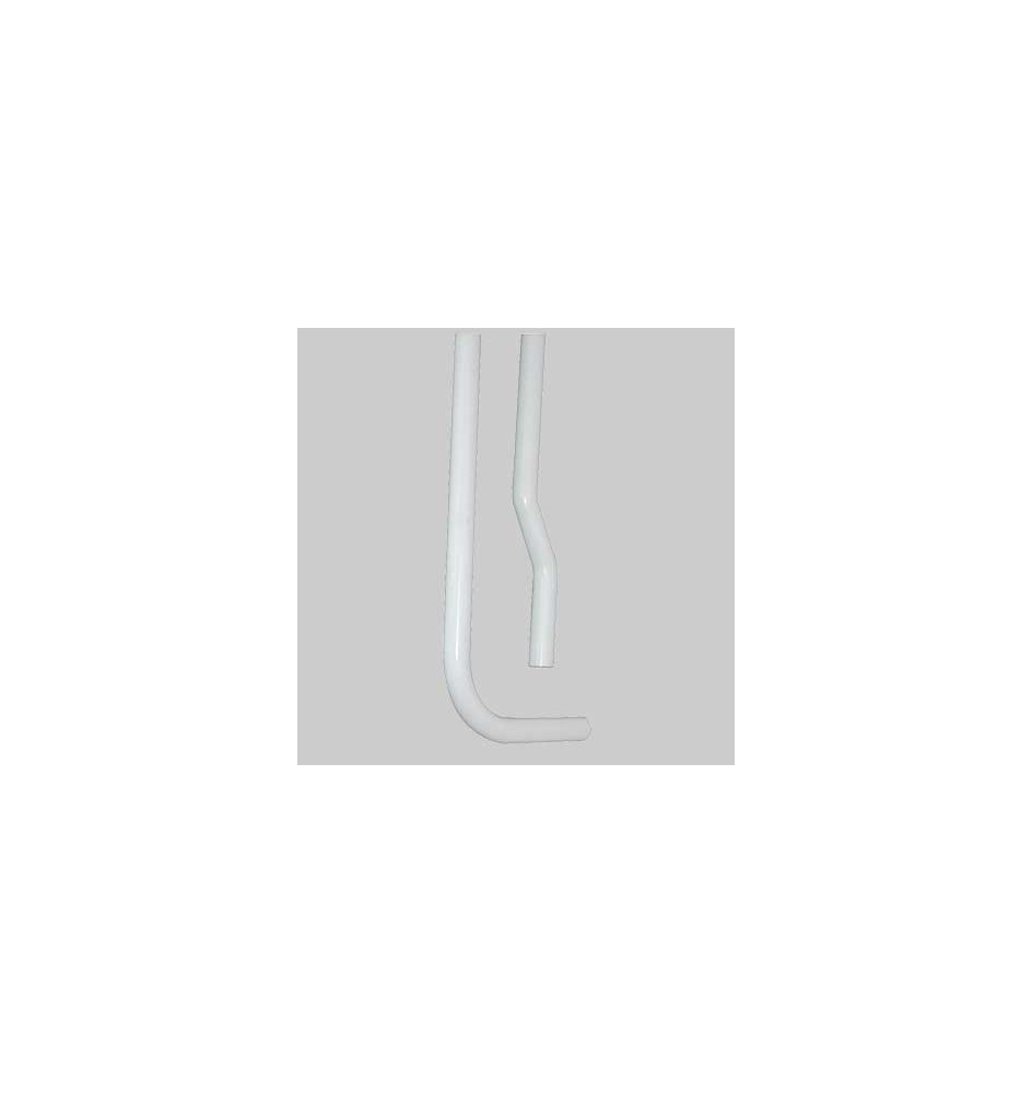 TUBO ESTERNO BIANCO PER CASSETTA ALTA IN PVC - Cm 190 x Ø 32