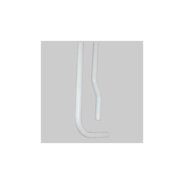TUBO ESTERNO BIANCO PER CASSETTA ALTA IN PVC - Cm 190 x Ø 32