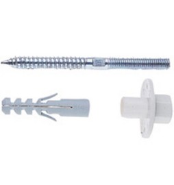 2 PZ FISSASANITARIO A PARETE Diam. 8 x 90