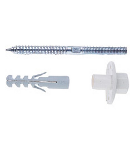 2 PZ FISSASANITARIO A PARETE Diam. 8 x 90