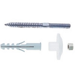 2 PZ FISSALAVABO A PARETE Diam. 10 x 120