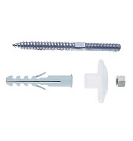 2 PZ FISSALAVABO A PARETE Diam. 10 x 120