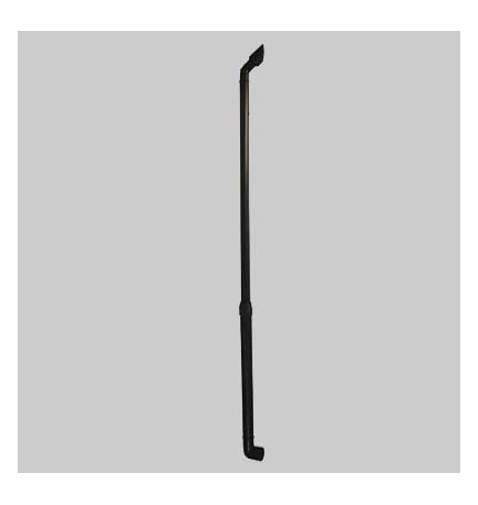 TUBO DI CACCIATA IN DUE PEZZI PEHD - Ø 32-45° H 1800