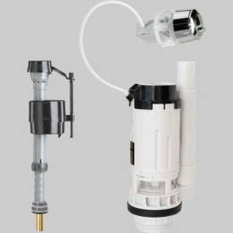 KIT VALVOLA DI RIEMPIMENTO 400 + VALVOLA DI SCARICO 550 - 3/8
