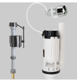 KIT VALVOLA DI RIEMPIMENTO 400 + VALVOLA DI SCARICO 550 - 3/8