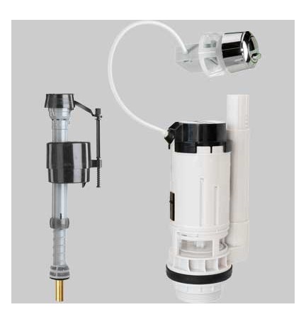 KIT VALVOLA DI RIEMPIMENTO 400 + VALVOLA DI SCARICO 550 - 3/8