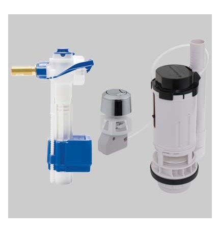 KIT VALVOLA DI RIEMPIMENTO 747 + VALVOLA DI SCARICO 550 - 3/8 brass