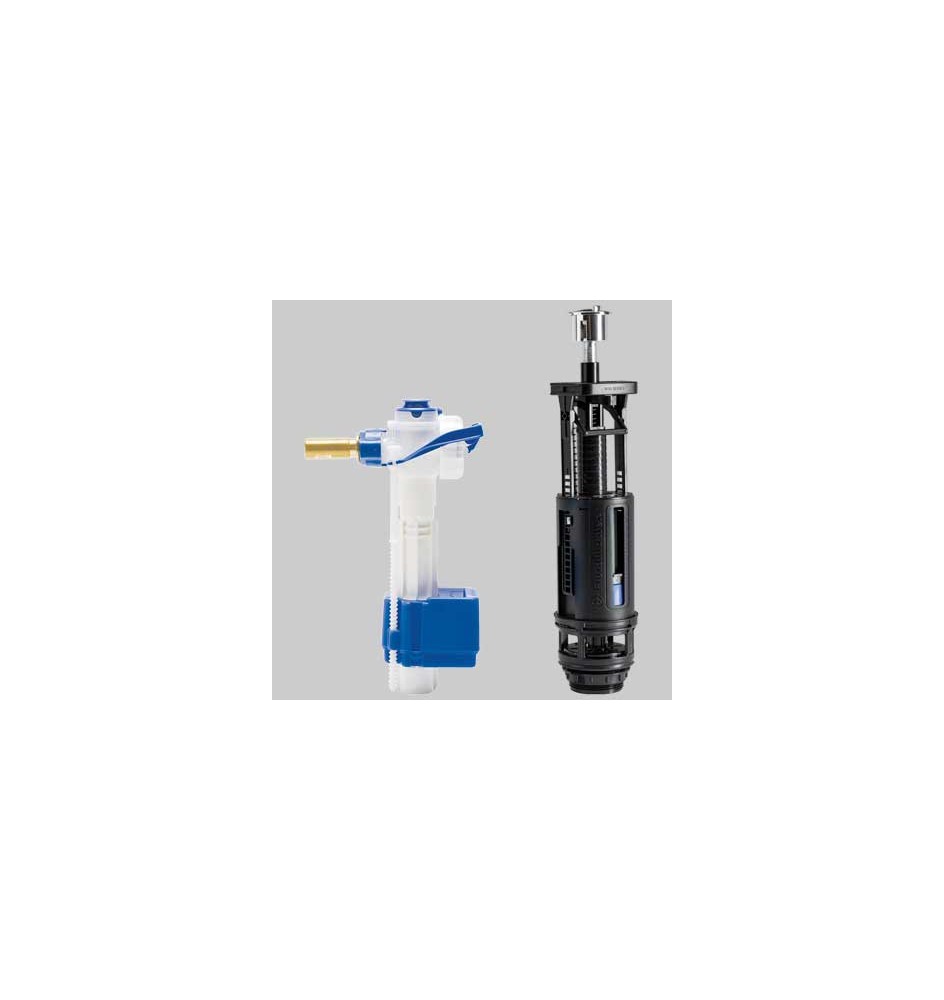 KIT VALVOLA DI RIEMPIMENTO 747 + VALVOLA DI SCARICO 820 - 3/8 brass
