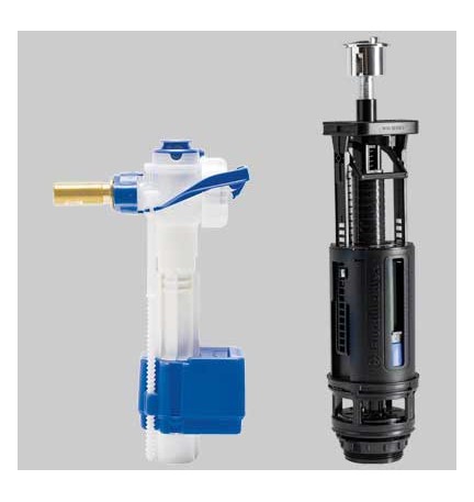 KIT VALVOLA DI RIEMPIMENTO 747 + VALVOLA DI SCARICO 820 - 3/8 brass
