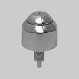 PULSANTE DI COMANDO PER BATTERIA PNEUMATICA - Cromato
