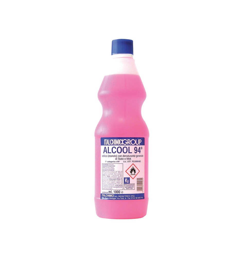 ALCOOL DENATURATO 94 CERTIFICATO 1 L ITALCHIMICI