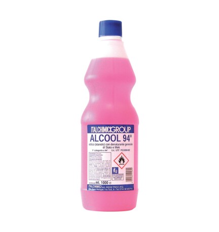 ALCOOL DENATURATO 94 CERTIFICATO 1 L ITALCHIMICI