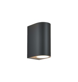 APPLIQUE DRAPION 15X7X9,5CM NERO GU10 2X5W