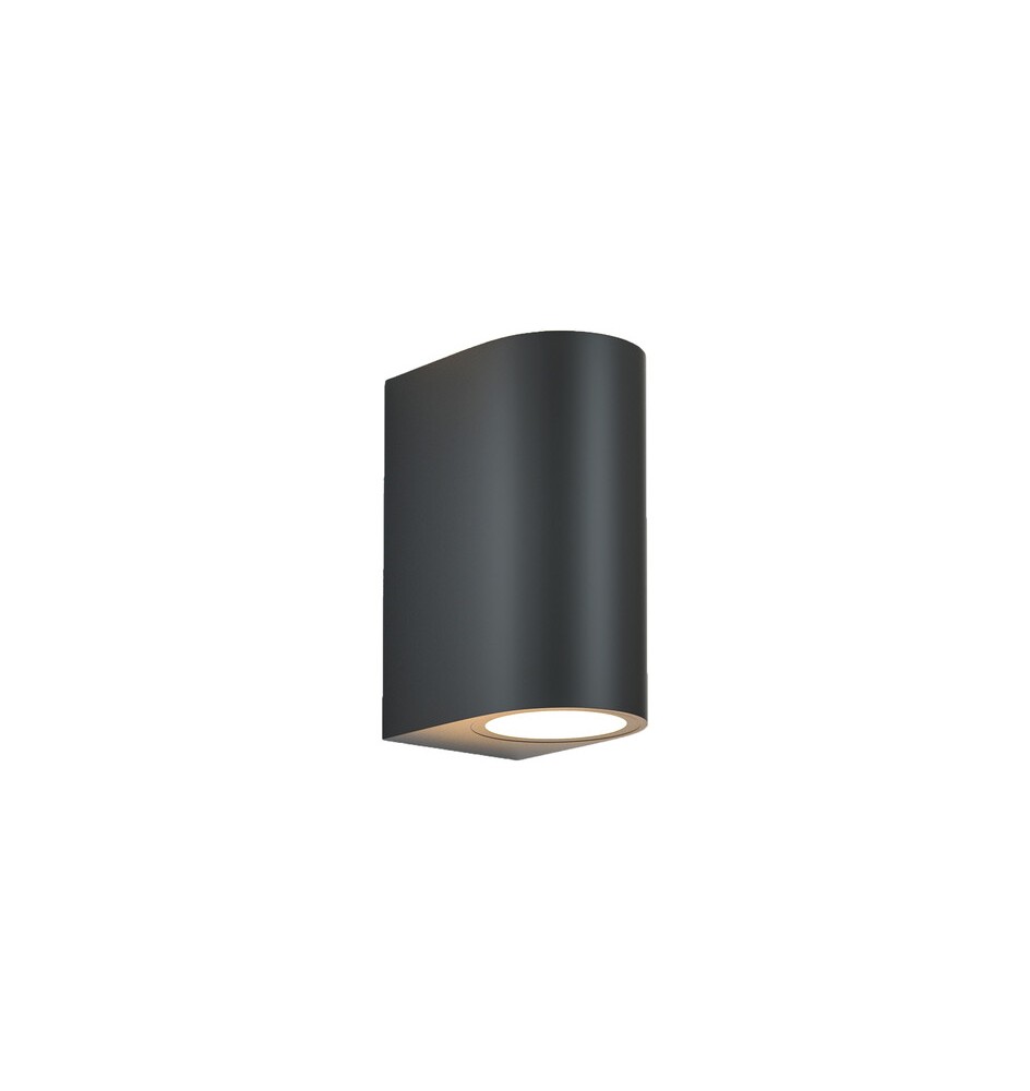 APPLIQUE DRAPION 15X7X9,5CM NERO GU10 2X5W