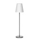 PIANTANA LED SOLARE LOLA SLIM 120 C/TELEC GRIGIO