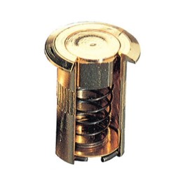 SC POZZETTO A MOLLA OTTONE LUCIDO D 6X30 MM