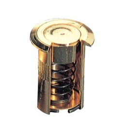 PL POZZETTO A MOLLA OTTONE LUCIDO D 20X30 MM