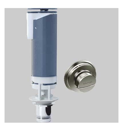 VALVOLA PULSAR DUAL PER CASSETTA ALTA IN CERAMICA - Doppio scarico