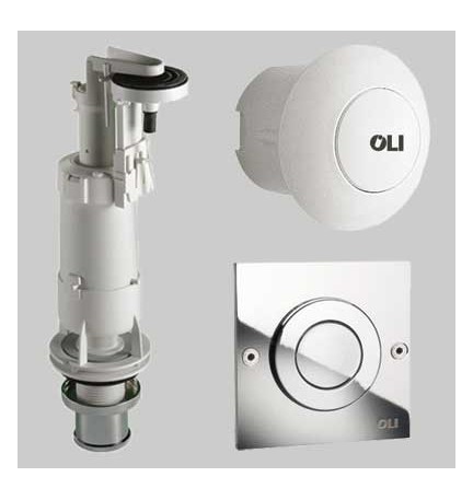 BATTERIA OLI DELUXE PER CASSETTA ALTA - Bianco