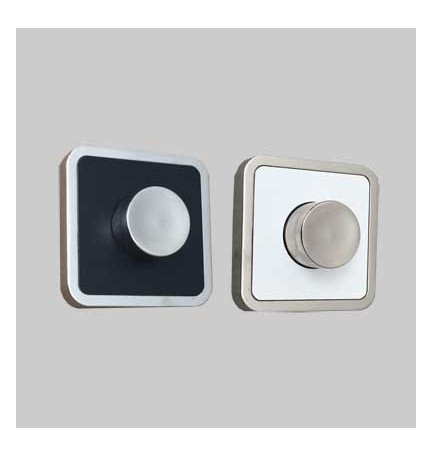 KIT QUADRO CARTUCCIA PNEUMATICA + ROSONE BIANCO-NERO - -