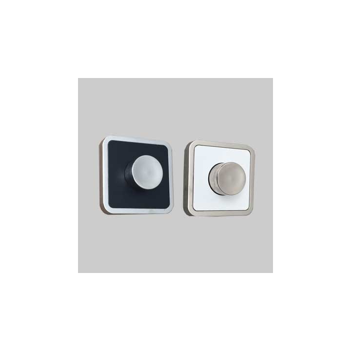 KIT QUADRO CARTUCCIA PNEUMATICA + ROSONE BIANCO-NERO - -
