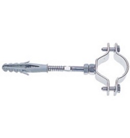 COLLARE PESANTE ZINCATO CON TASSELLO E VITE 1/2 (mm. 21-23)