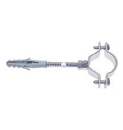 COLLARE PESANTE ZINCATO CON TASSELLO E VITE 3/4 (mm. 26,5-28)